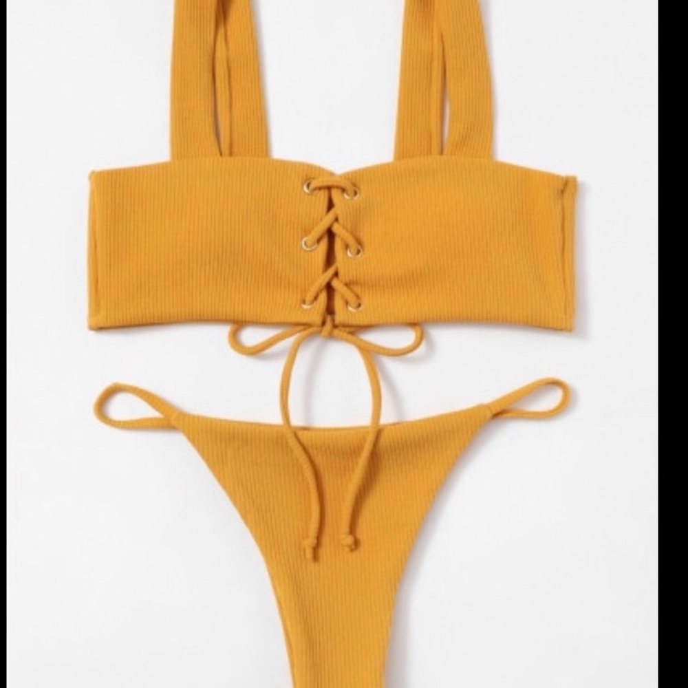 Mustard bikini